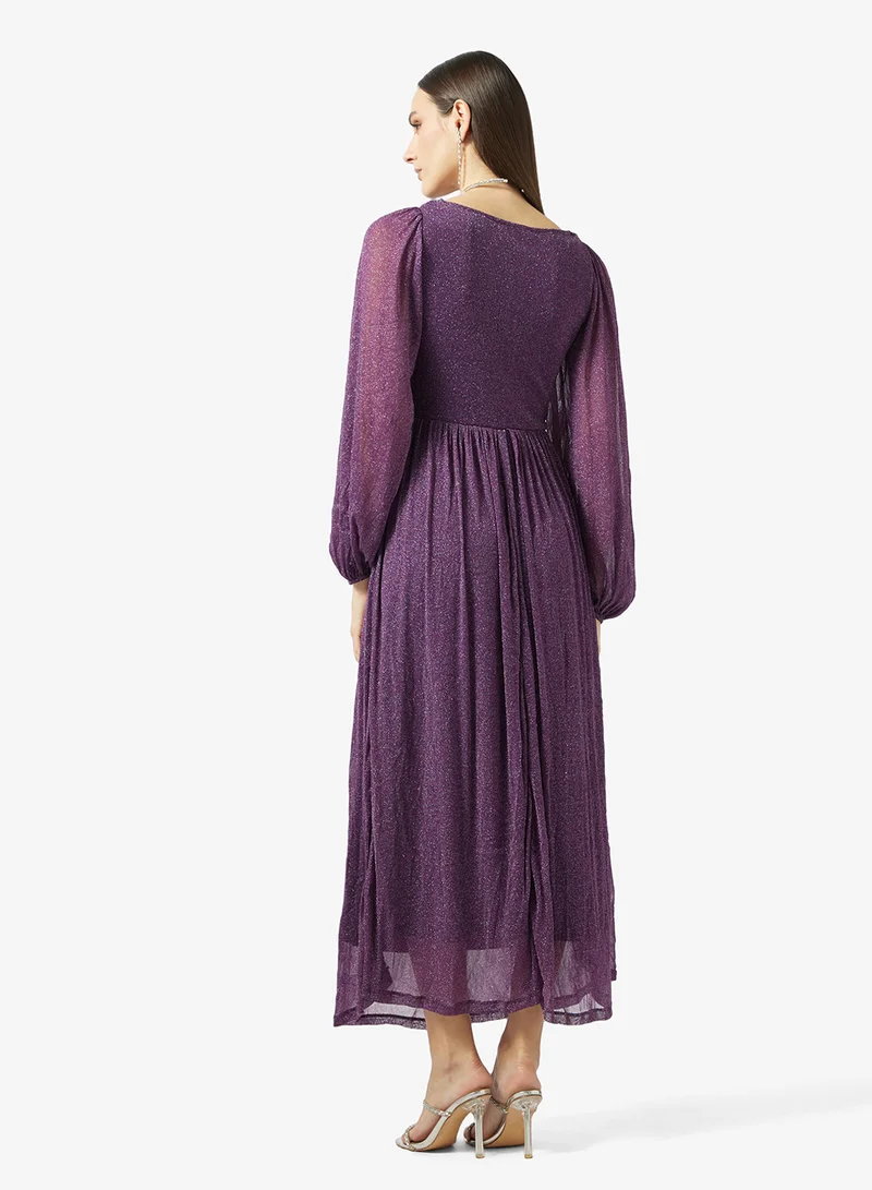 خزانة Shimmer A-line Dress