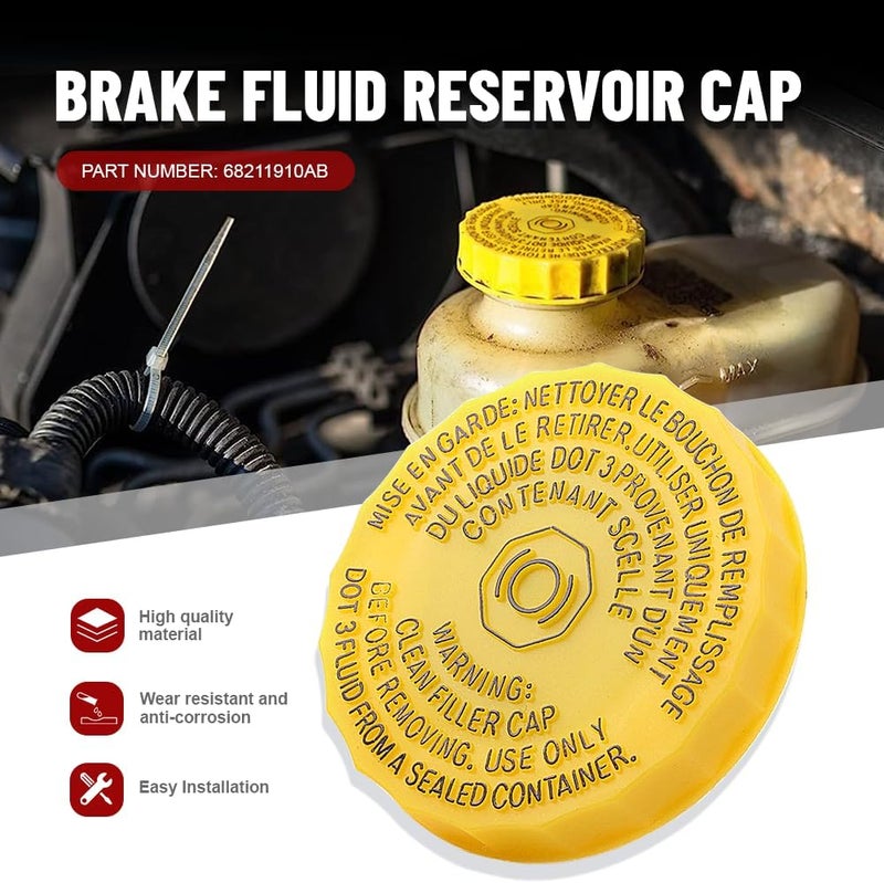 GZYF LIRU Master Cylinder Reservoir Cap for Jeep and Chrysler - Image 2