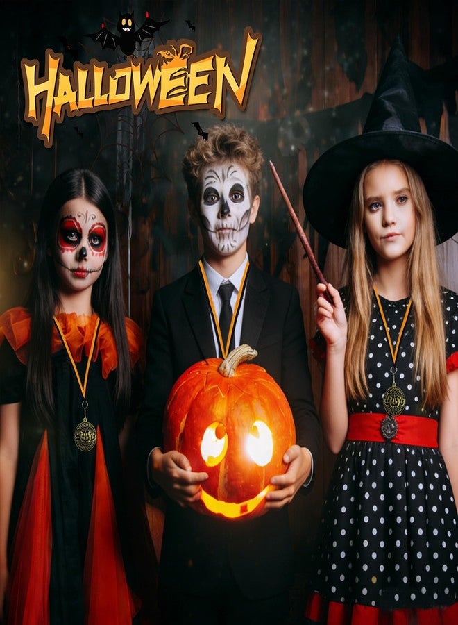 LAIAMER 12 Pcs Halloween Pumpkin Medals, Bulk Pumpkin Carving Award Pumpkin Costume Awards with Neck Ribbons Trick or Treat Medal for Halloween Awards Costume Party Favors - Image 2