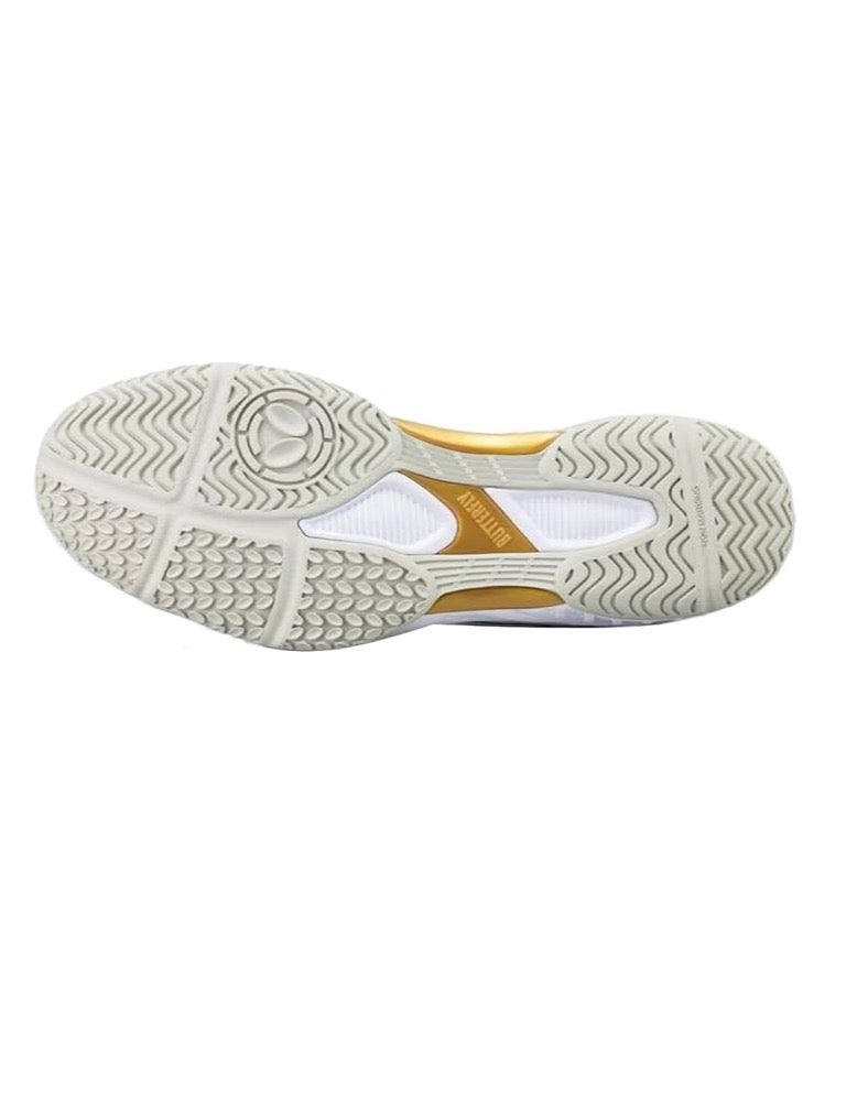 Butterfly Lezoline Rifones Shoes - Table Tennis Shoes Unisex  Athletic Support, Flexibility, Shock Absorbing Cushion, Gripping Ping Pong Shoe white 36 - Image 3