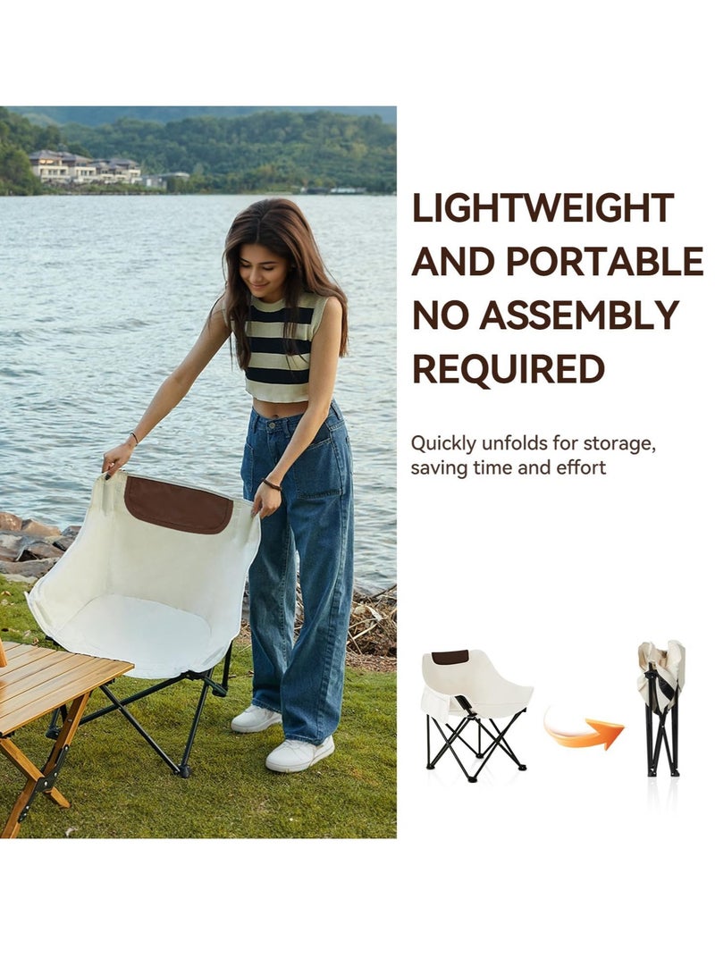 Spall Chairs Lawn Chairs Portable Chair Support, Foldable Chair Sets up in 4 Seconds, Backpacking Chair with Caring Bags, - Image 2