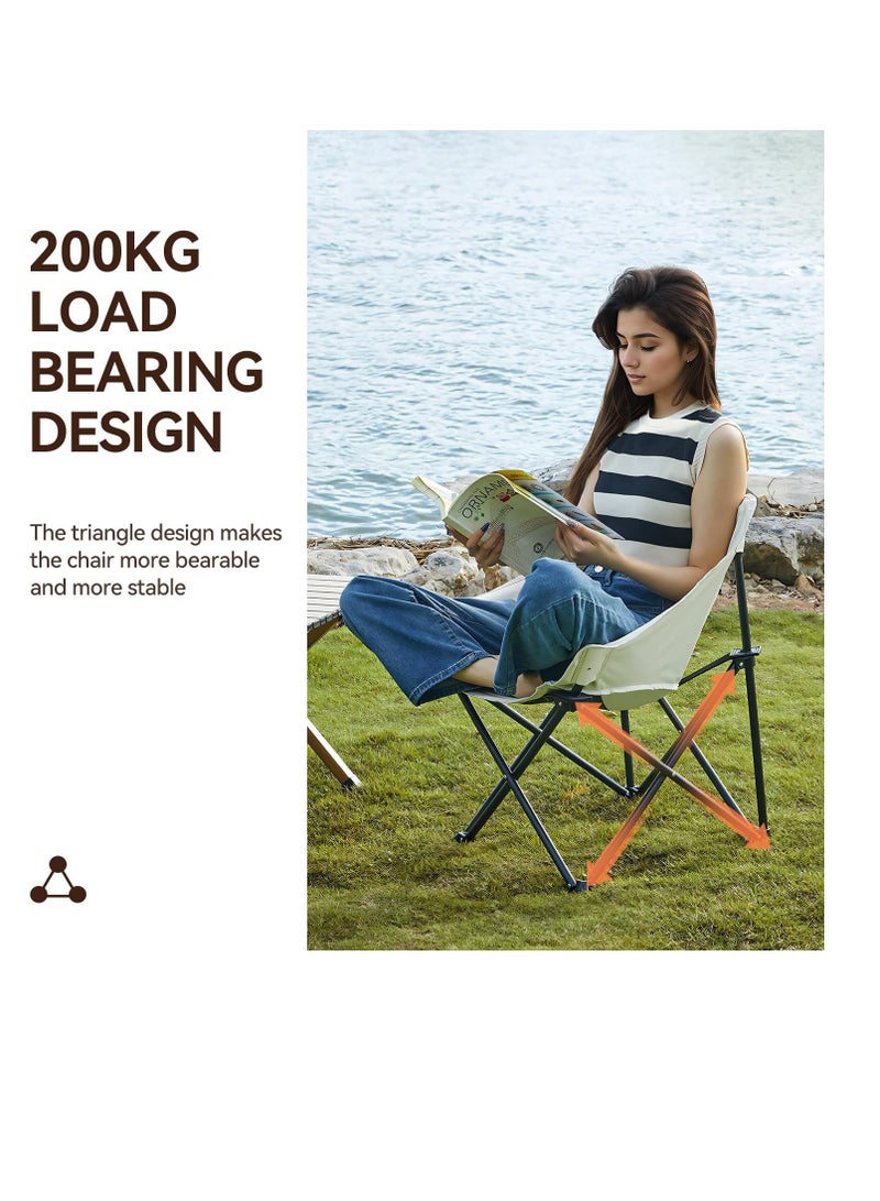 Spall Chairs Lawn Chairs Portable Chair Support, Foldable Chair Sets up in 4 Seconds, Backpacking Chair with Caring Bags, - Image 5