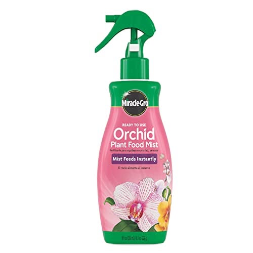 Miracle-Gro Ready to Use Orchid Plant Food Mist, Feeds All Types of Indoor Orchid Plants, 8 oz. - Image 1