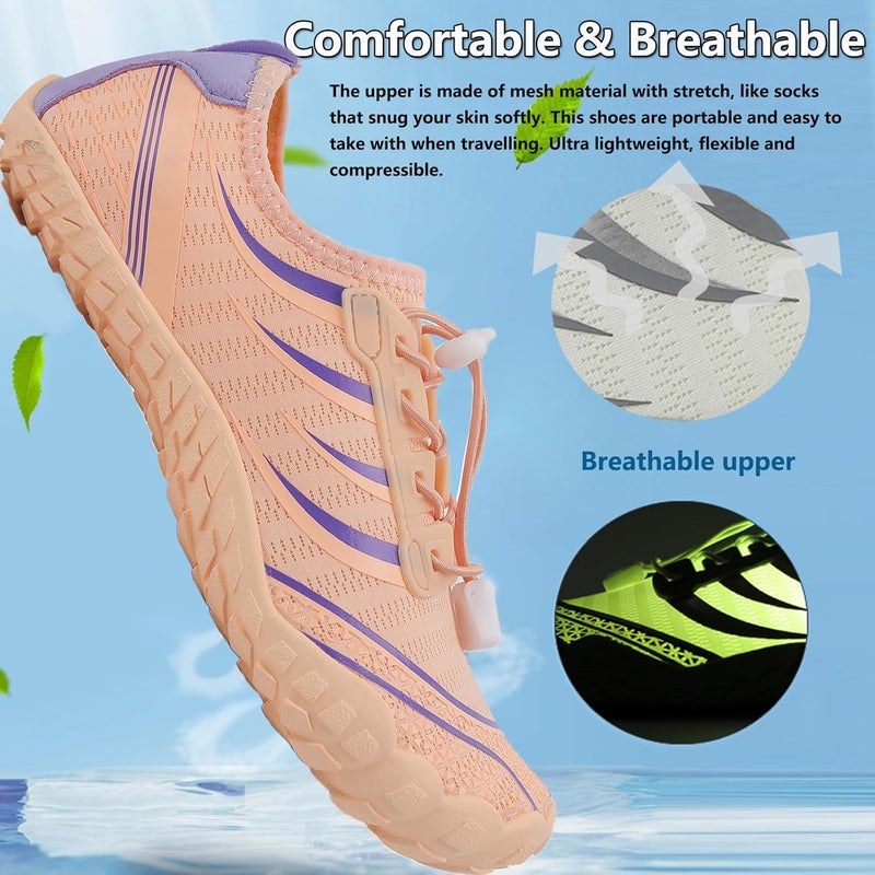 ziitop Water Shoes Mens Women Barefoot Shoes Quick Dry Aqua Outdoor Sports for Swim Pool Beach Surf Walk Water Yoga River Lake Hiking Kayaking - Image 2