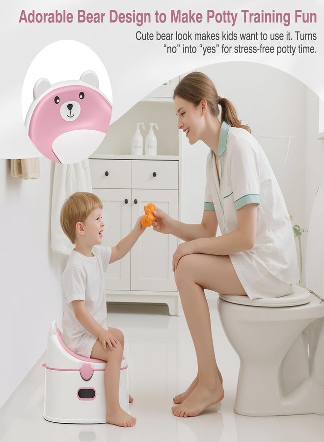 MoreFeel 3-in-1 Toddler Potty Training Toilet for Boys & Girls - Convertible Potty Chair with Step Stool for Toddlers 1-3, Anti-Slip Design Toddler Toilet Seat - Removable & Easy to Clean - Image 3