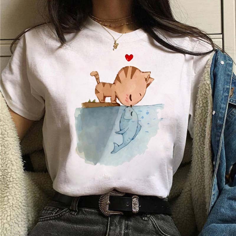 [Send On The Same Day] Supply T-Shirt Printed T-Shirt Women'S Short-Sleeved Women'S Clothing - Image 3