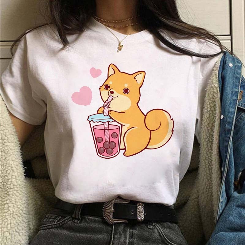 [Send On The Same Day] Supply T-Shirt Printed T-Shirt Women'S Short-Sleeved Women'S Clothing - Image 1
