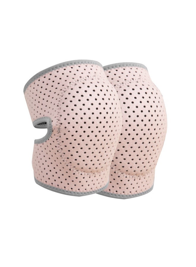 Chidong Kids Breathable Knee Pads For Sports, Jumping Rope, Basketball, Dance, Skating, Student Knee Protection, Pink - Image 4