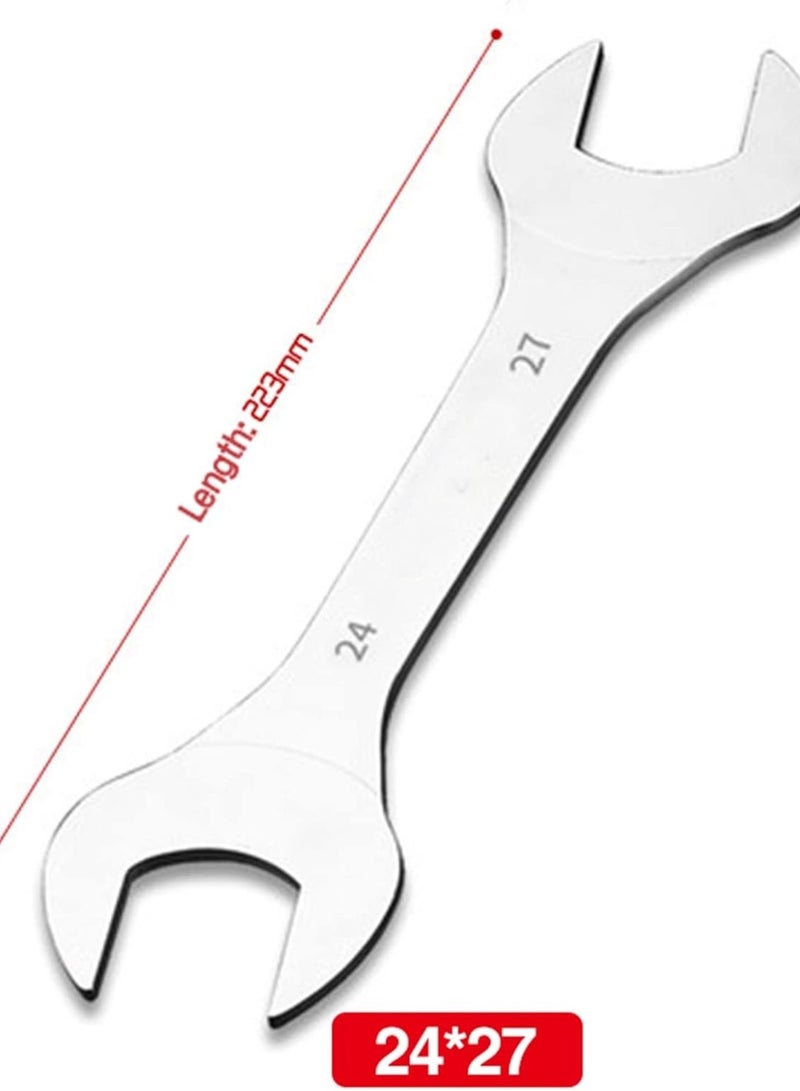 GGOOT Hardware Tools Open-end Spanners Super Thin Open End Wrench Metric Car Bicycle Repair Tool Ultra Thin Double Ended 24mm*27mm  - Image 2