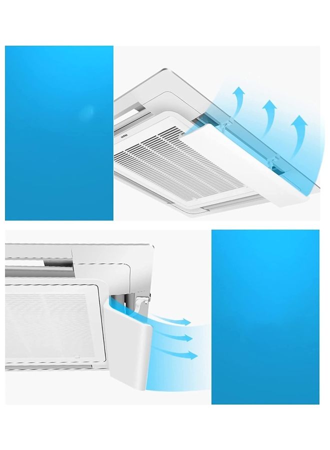 Adjustable Air Conditioner Deflector T101 White - Image 1