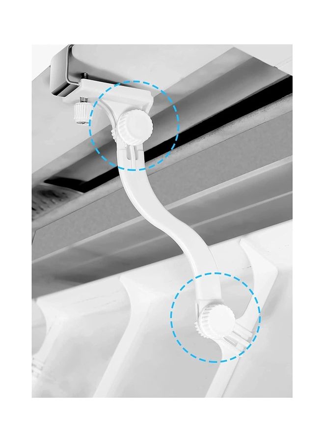 Adjustable Air Conditioner Deflector T101 White - Image 2