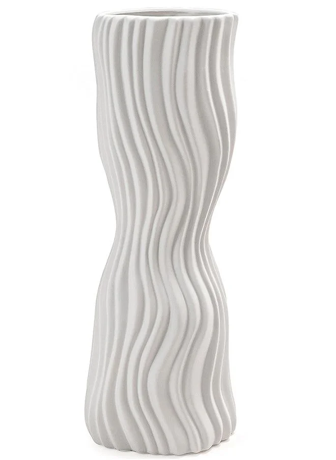 KNOT HOME Baiza Arneson Decorative Ceramic Vase Knot Home Designer Accessory for Bedroom Living Dining Room Office Area Décor