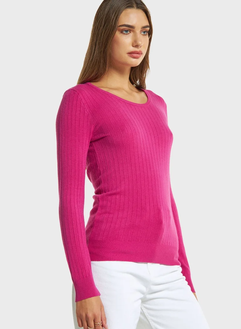 2Xtremz Round Neck Knitted Sweater