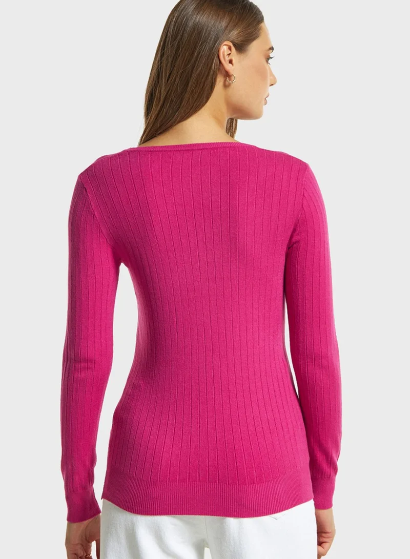 2Xtremz Round Neck Knitted Sweater