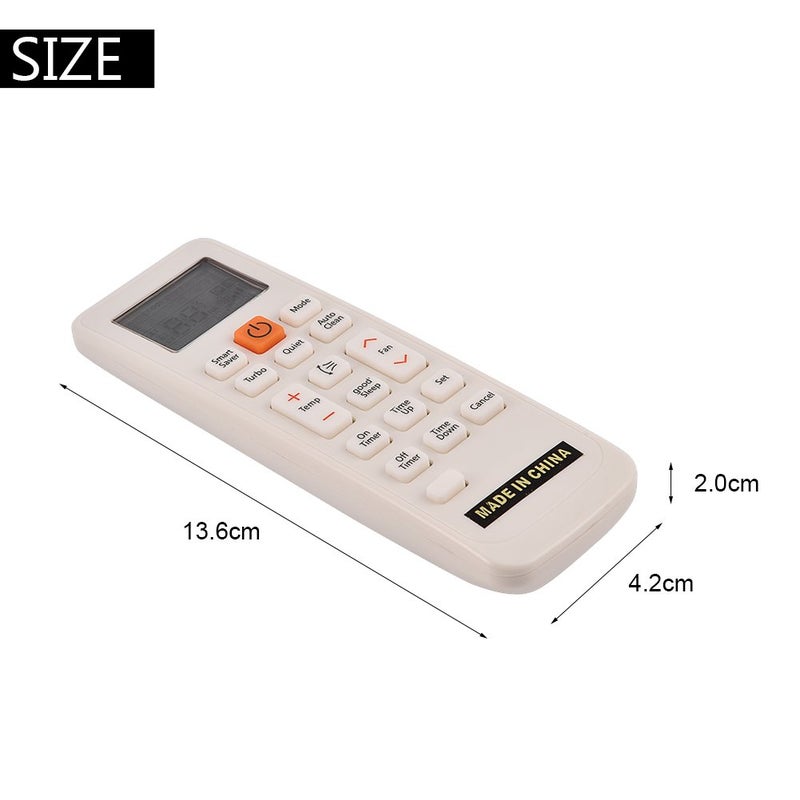 ZERONE AC Universal Remote Control Replacement for Samsung DB93-11489L DB63-02827A DB93-11115U DB93-11115K KT3X00 Air Conditioner (1) - Image 5