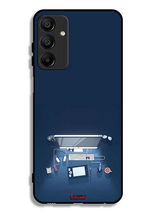 Tolwak Samsung Galaxy A15 4G Protective Case Cover Computer Desk Art - Image 1