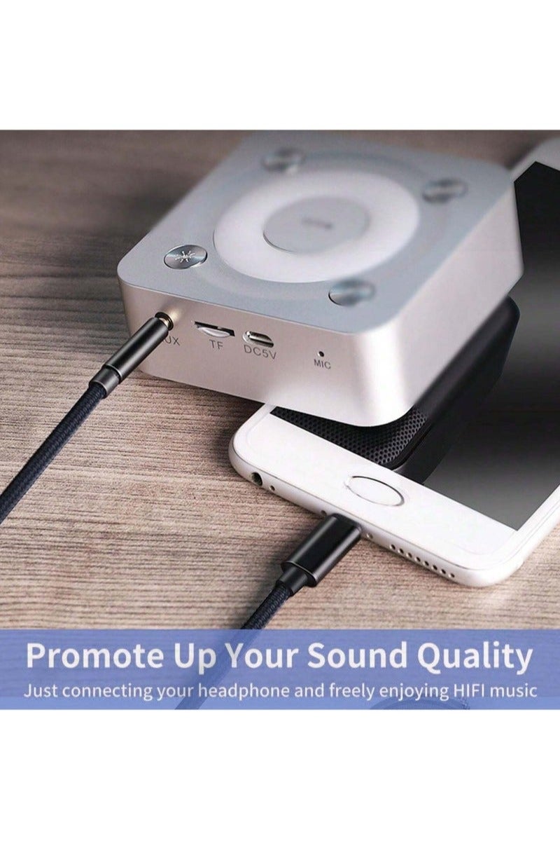 HablTech USB C to 3.5mm Headphone Car Auxiliary Cord, Type C to 3.5mm Audio Aux Jack Cable Adapter Compatible with Samsung Galaxy S25 S24 S23 S22 S21 Note 20, Pixel 4 5 XL 1M - Image 4
