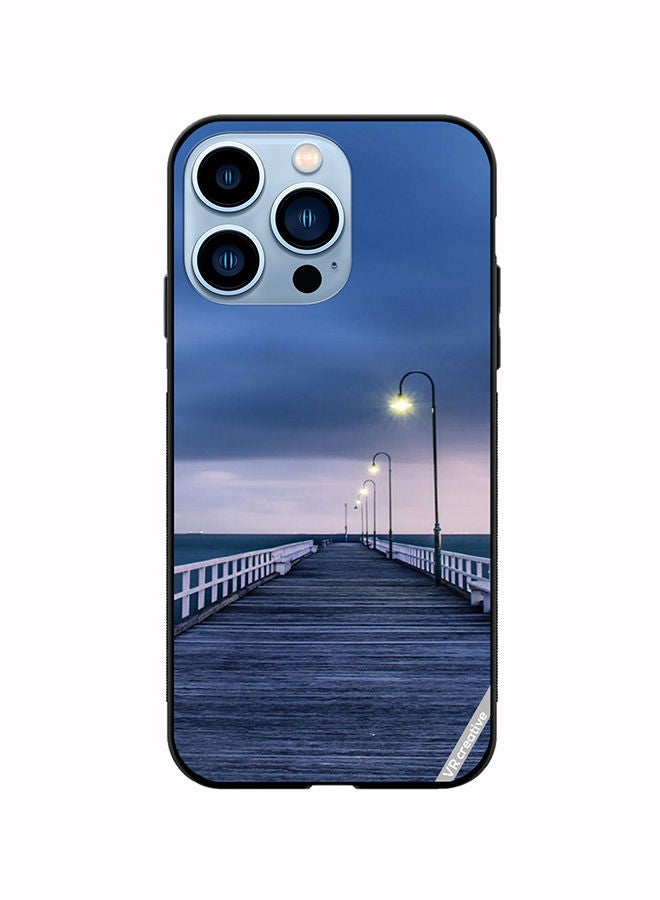 VR CREATIVE Protective Case Cover For Apple iPhone 13 Pro Pathway To Sea Design Multicolour - Image 1