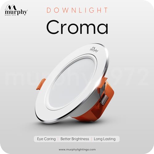 Murphy 7-Watt Croma Round LED Panel Conceal Down Light (Warm White, Golden Yellow), Pack of 20 - Image 2
