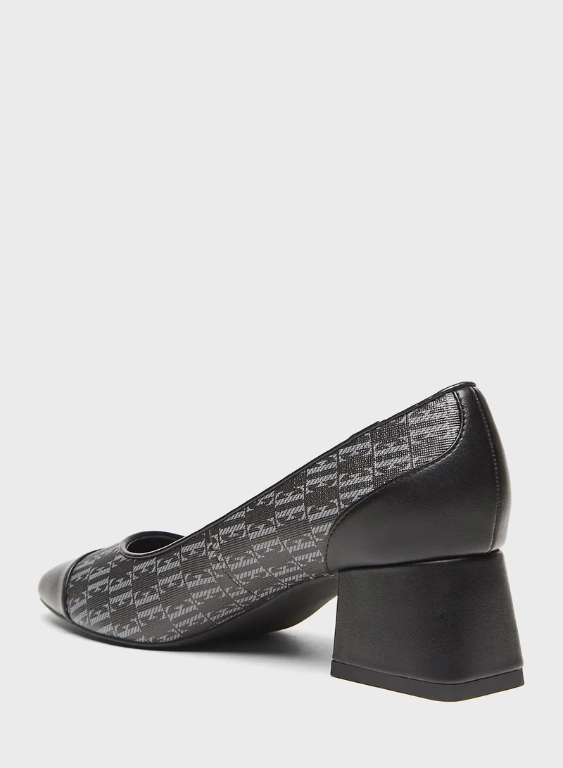 ELLE Block Heel Pumps