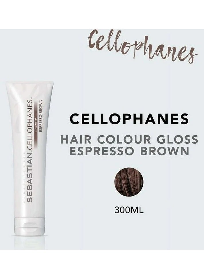 سيباستيان بروفيشنال صبغة شعر سيباستيان سيلوفان شبه دائمة بدون أمونيا - إكسبريسو براون 300 مل - Image 2