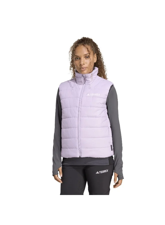 adidas Adidas W Mt Ess Pad V Purple Vest (Filled) Jackets For Women