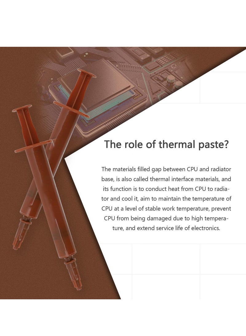SYOSI High Conductivity 4g Thermal Compound Paste for CPU/GPU Coolers, Non Conductive, Includes Spatula Tool, 9.5W/m.k  - Image 4