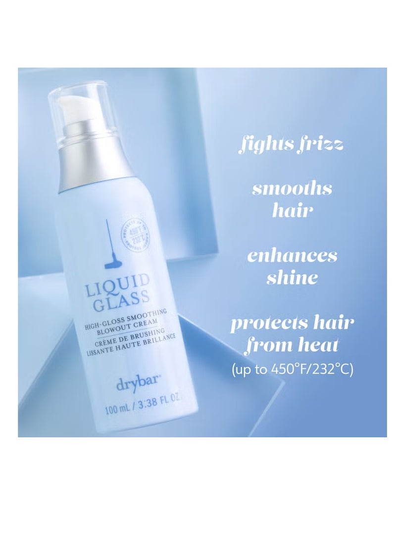Drybar Liquid Glass High Gloss Smoothing Blowout Cream 100ml - Image 4