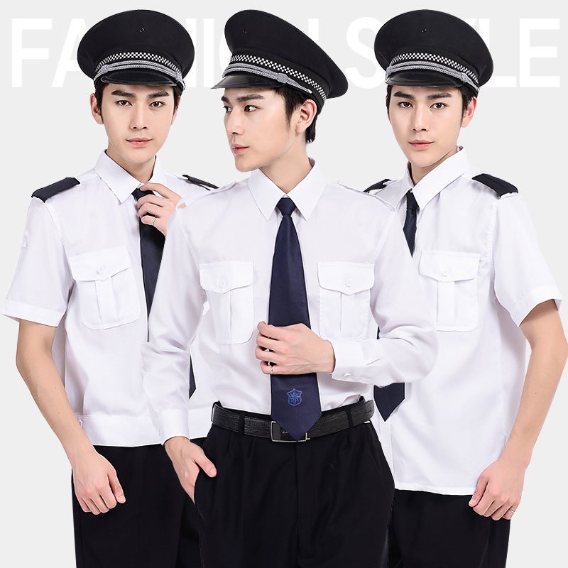 Security Shirt New High Quality Cotton Security Shirt Security Long Sleeve Short Sleeve Shirt Summer Security Clothing Manufacturers - Image 4