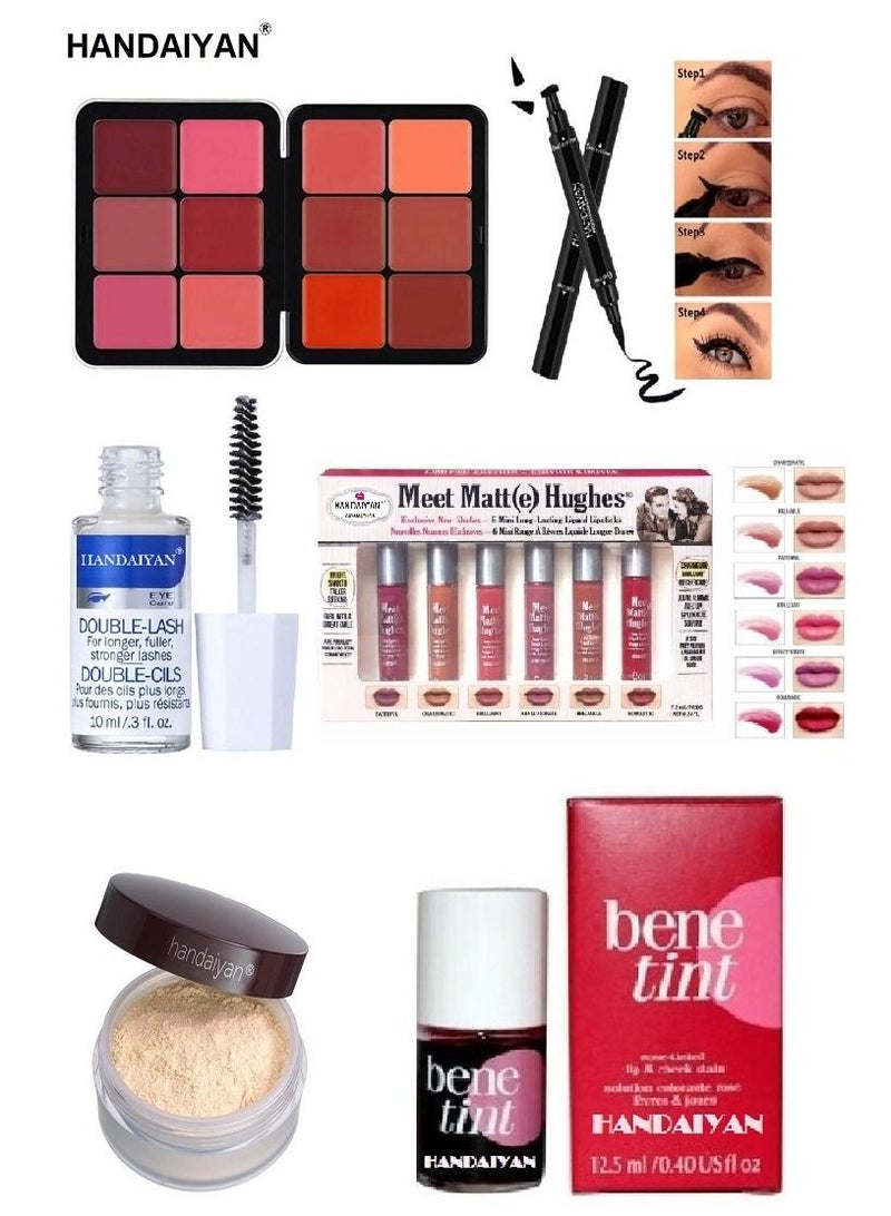 Handaiyan A set of 6 makeup pieces that are basic makeup for the face - Image 1