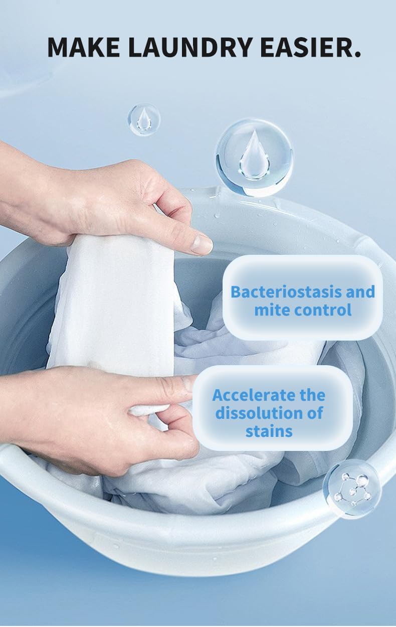 KASTWAVE Spring Florals Laundry Detergent Sheets with Natural Enzymes (BIO), Biodegradable All-in-One Washing Sheets, Suitable for All Washing Types, 20 Washes (or 40 Small Loads) - Image 3