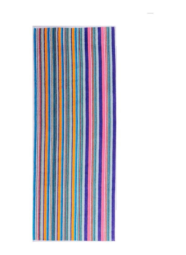 سيجنولا فوطتان للشاطئ من Signoola مقاس 55 × 150 سم، متعدد الألوان، خطوط موف، 100% قطن.  - Image 1