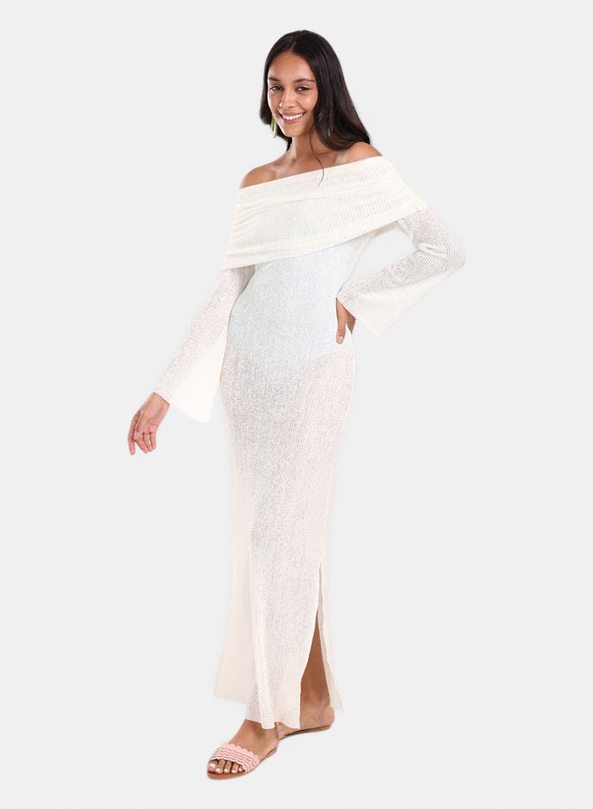 Carina Off-Shoulder Maxi Beach Dress - Image 2