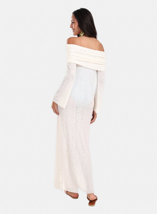Carina Off-Shoulder Maxi Beach Dress - Image 3