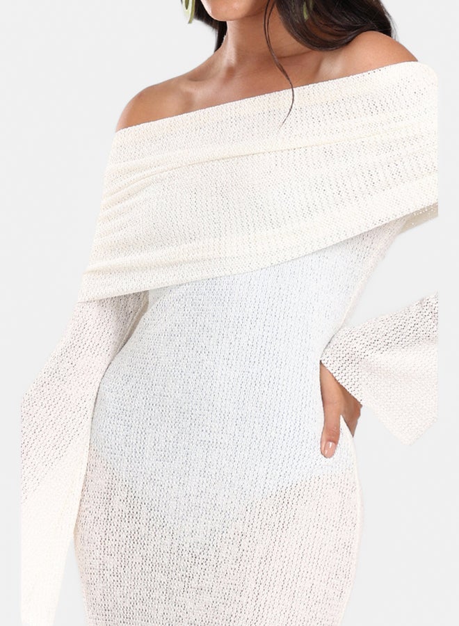 Carina Off-Shoulder Maxi Beach Dress - Image 4