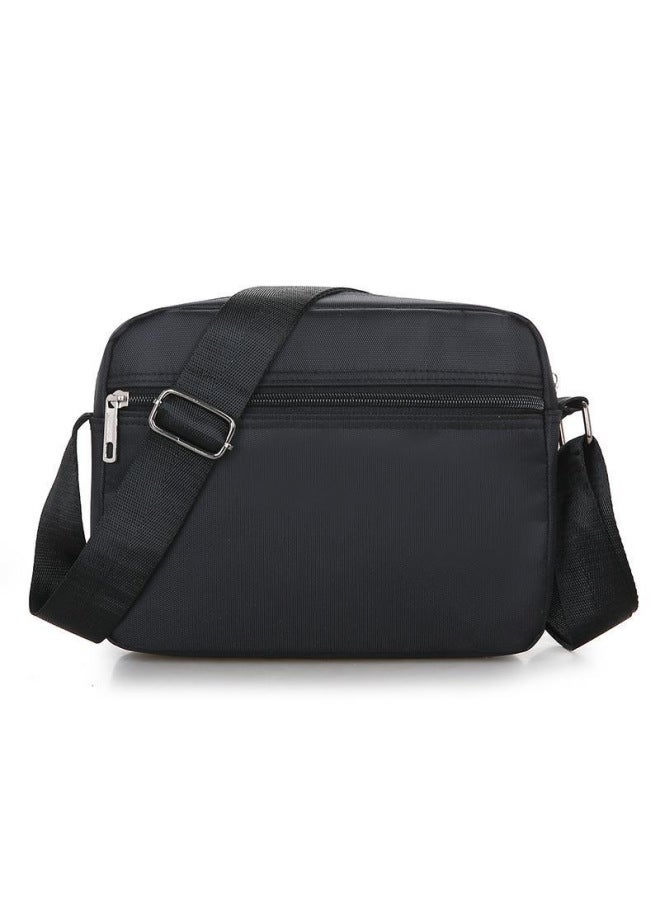 Business Bag Men's And Women's Nylon Wallet Canvas Charging Bag Cashier Shoulder Messenger Bag OxFord Cloth Bag Korean Style Shoulder Bag-Color:Vertical Sport Brown  - Image 5