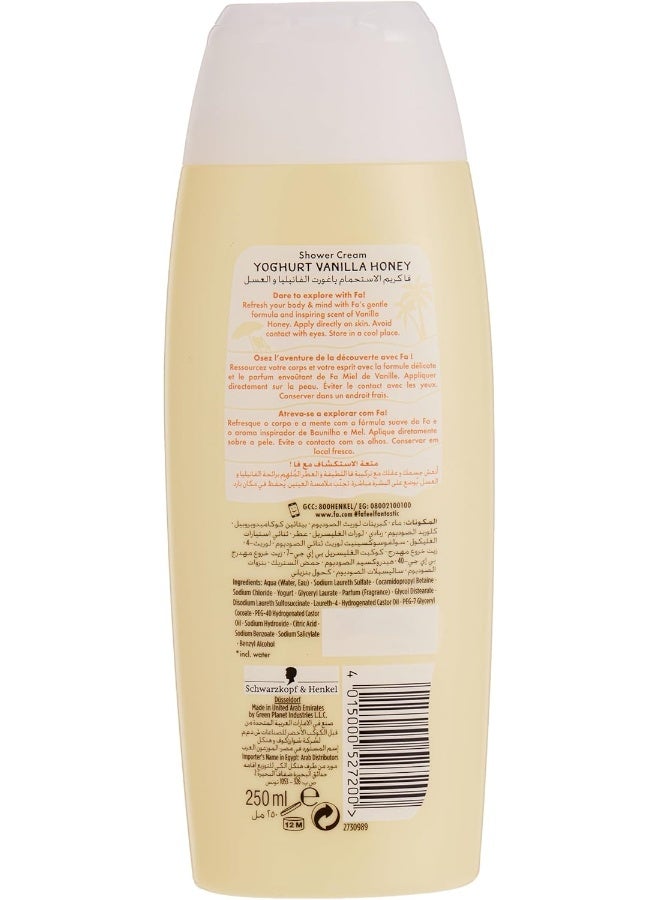 Fa Vanilla Honey Shower Cream, 250 Ml - Image 2
