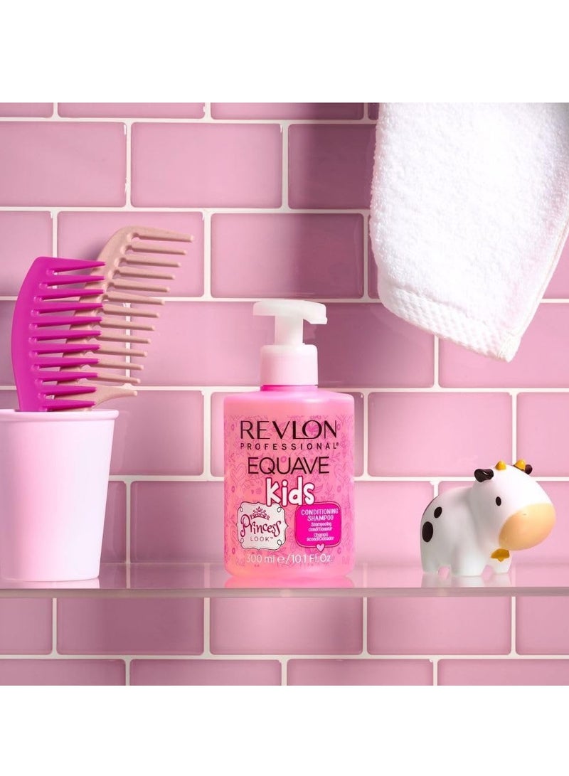 ريفلون شامبو إيكوايف الاحترافي لتصفيف شعر الأطفال بإطلالة الأميرة، شامبو لفك تشابك الشعر للأطفال (300 مل) - Image 2