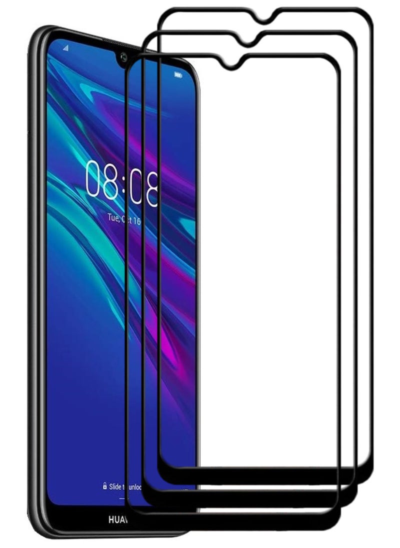 ACLIX 3 Pieces Antistatic ESD Dustproof Premium Quality High Definition Tempered Glass Screen Protector Designed For Huawei Y6 (2019) - Image 1