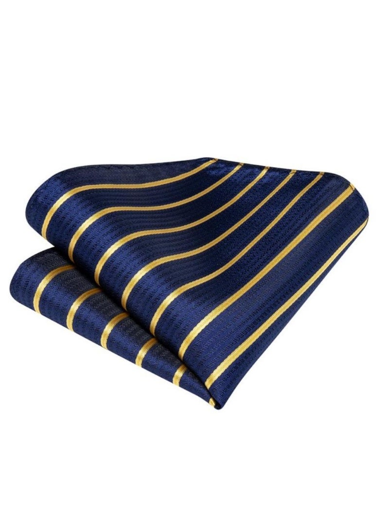 Men's pocket square to complete a formal suit look - high-quality fabric with a modern design - Image 1