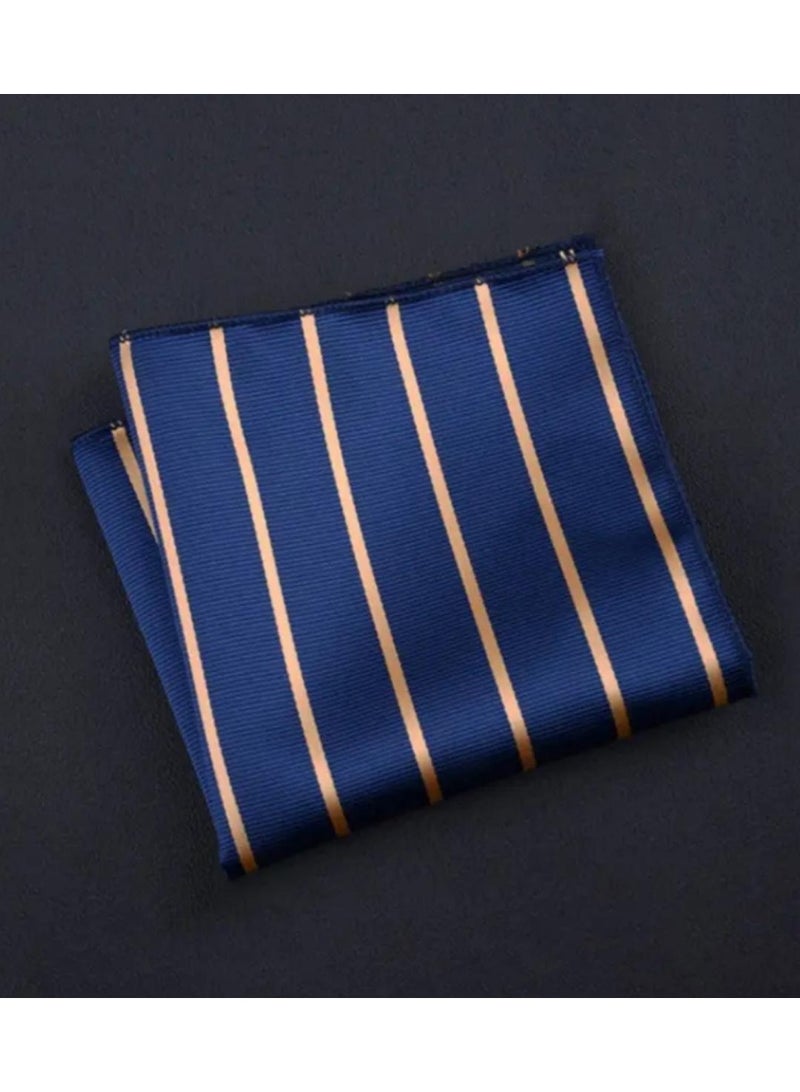 Men's pocket square to complete a formal suit look - high-quality fabric with a modern design - Image 3