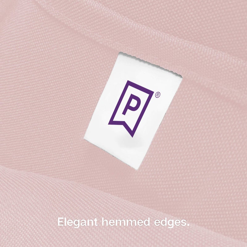 Gee Di Moda Round Tablecloth - 132 Inch Pink Round Table Cloth for 72 to 96 Inch Round Tables - Heavy Duty Washable Fabric - for Buffet Table  Holiday Party  Dinner  Wedding & Baby Shower - Image 5