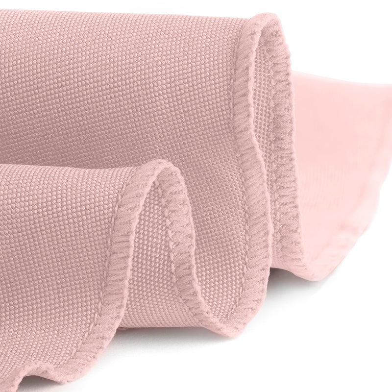 Gee Di Moda Round Tablecloth - 132 Inch Pink Round Table Cloth for 72 to 96 Inch Round Tables - Heavy Duty Washable Fabric - for Buffet Table  Holiday Party  Dinner  Wedding & Baby Shower - Image 3