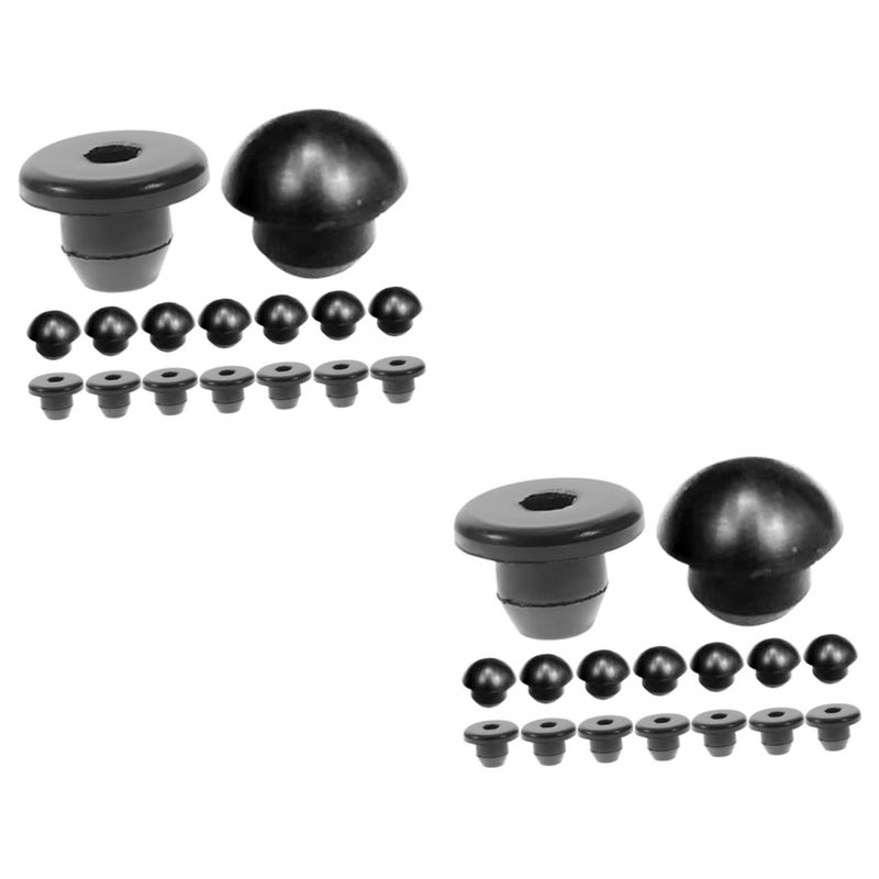 2 Sets Rubber Oil Filler Plugs Sealing Cap Horizontal Jack Plug 20 Pieces Each - Image 2