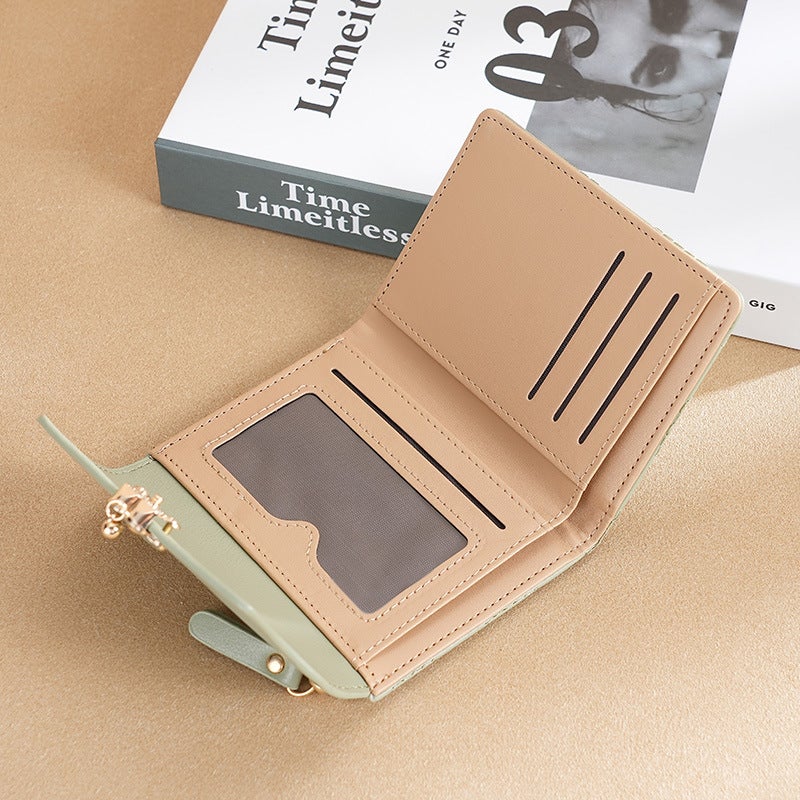 Multifunctional Solid Color PU Leather Wallet, RFID Blocking Design Portable Daily Storage Purse for Cards Cash Coin Business Use - Image 2
