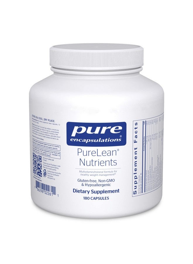 Pure Encapsulations PureLean Nutrients | Multivitamin/Mineral Supplement to Support Healthy Weight Management** | 180 Capsules* - Image 1