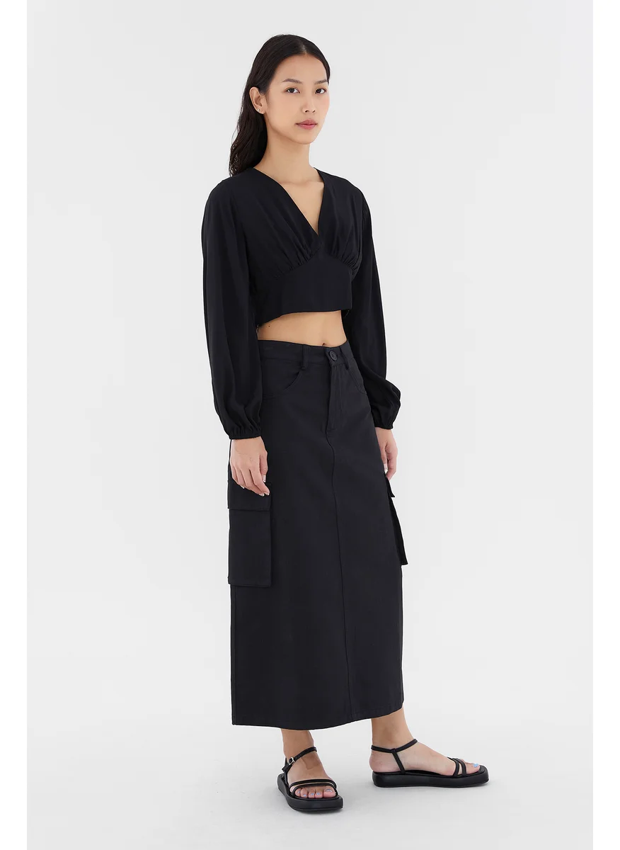 The Editor's Market Arvide Cargo Skirt