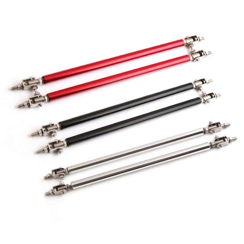 2PCS 100-200mm Adjustable Front Bumper Lip Splitter Strut Tie Bar Support Rod - Image 3