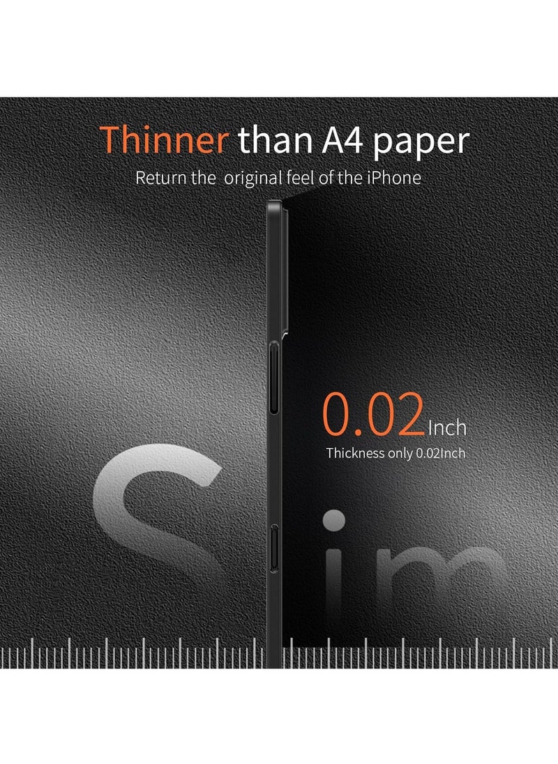 JAJEEK Dataroad iPhone 16 Plus Slim Case – 0.2mm Paper-Thin Lightweight Case, Matte Finish PP Back Cover, Anti-Fingerprint & Yellowing Protection, Ultra-Slim Design, Compatible with iPhone 16 Plus 6.7 Inch - Image 2