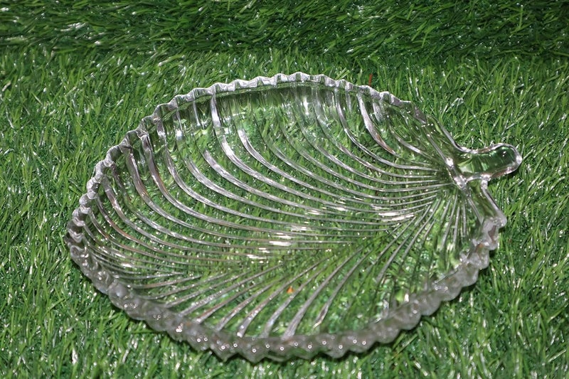 Salvus App SOLUTIONS Leaf Shaped Tortoise Crystal PlateAshtray for HomeOffice Decor Car Dashboard 8 Inches - Image 3